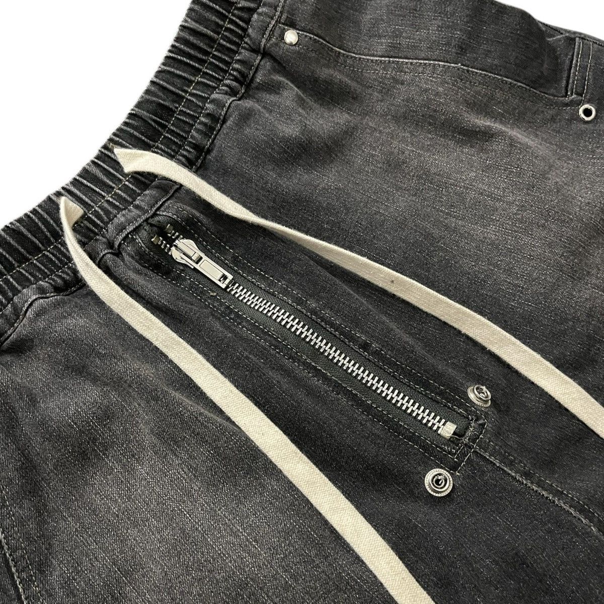 Rick Owens Drkshdw Rick Owens DRKSHDW Bella Double Cargo Denim Size US 32 / EU 48 - 3 Thumbnail