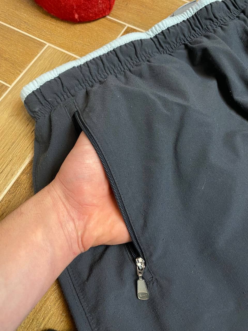 Nike × Vintage Nike Baggy Vintage Y2K Nylon Track Pants Size US 33 - 9 Thumbnail