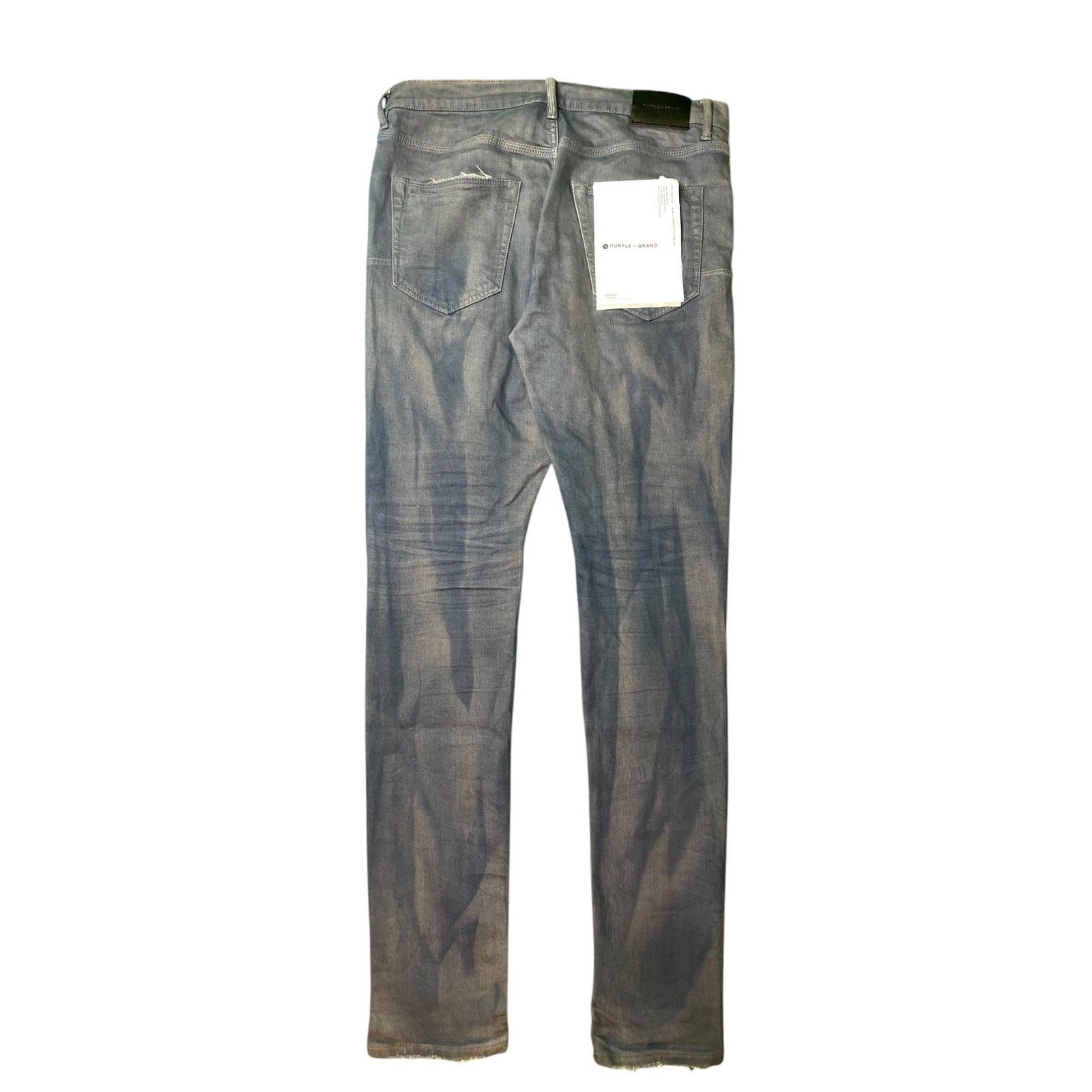 Purple Brand Purple Brand Tattered Dirty Wash Blue Jeans Size US 32 / EU 48 - 2 Thumbnail