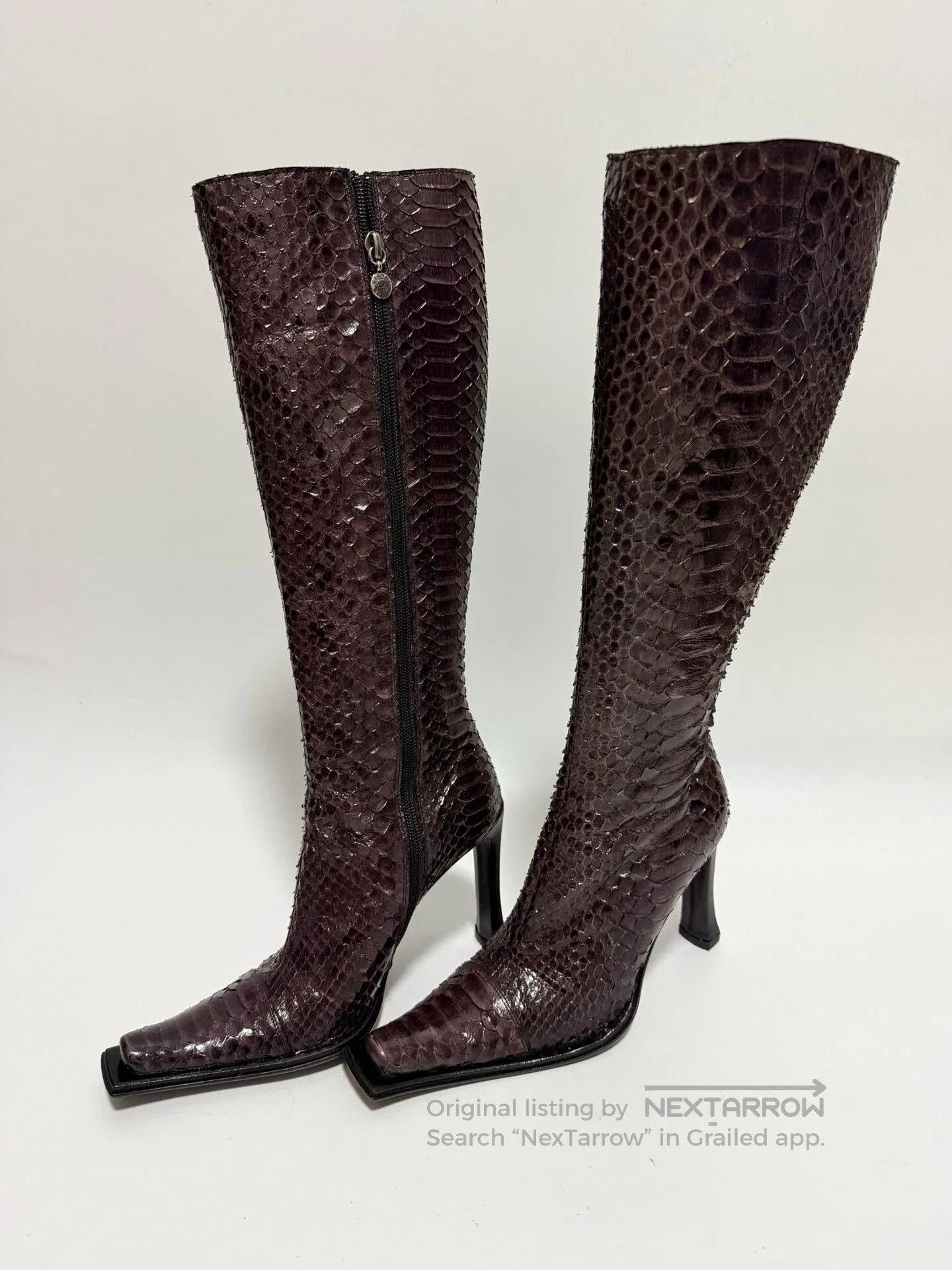Other GIANNI BRAVO Italian Snake Skin Boots. Size US 5.5 / IT 35.5 - 1 Thumbnail