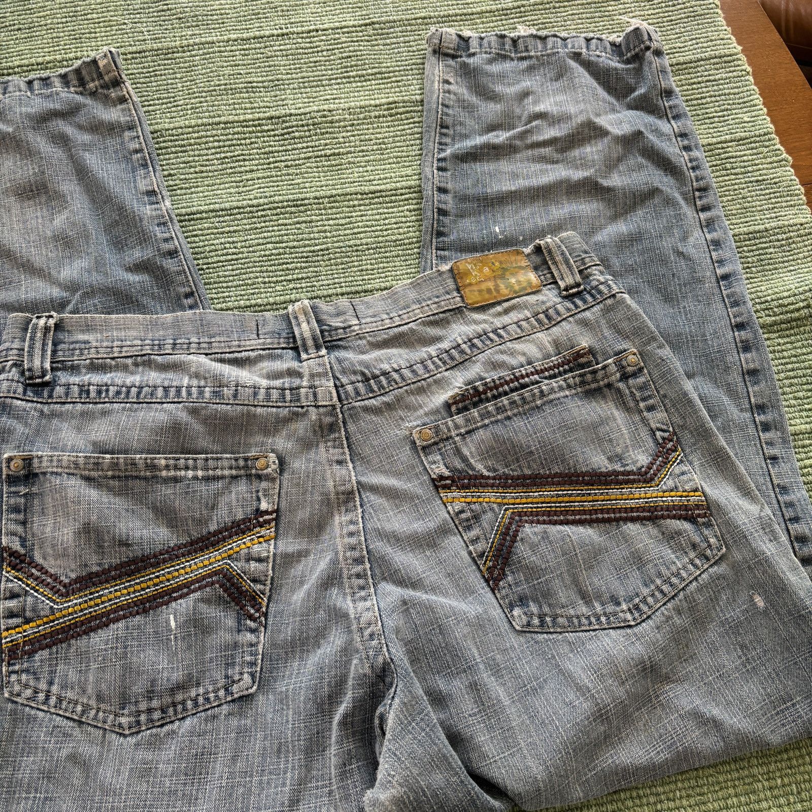 Vintage Vintage Y2K Baggy Faded eXa Jeans Sz 40x34 Size 40" / US 18 - 6 Thumbnail