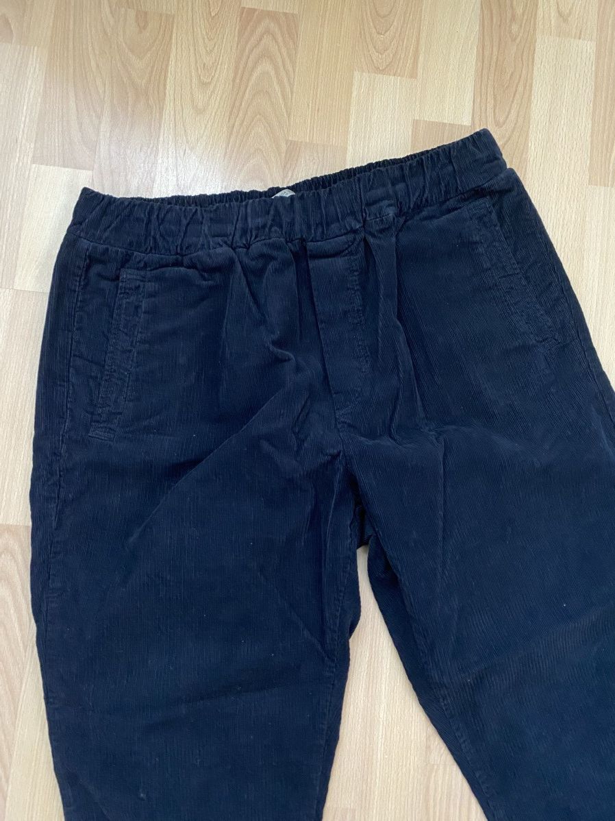Bottega Veneta Black Corduroy Bottega Pants Size US 37 - 2 Thumbnail