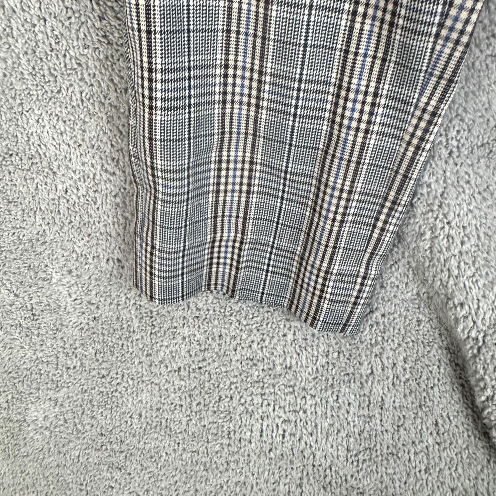 Scotch & Soda Scotch & Soda Mens Pants Chino Slim Plaid Gray 30x32 Mott Tweed Stretch S-L Footnote Size US 30 / EU 46 - 4 Thumbnail