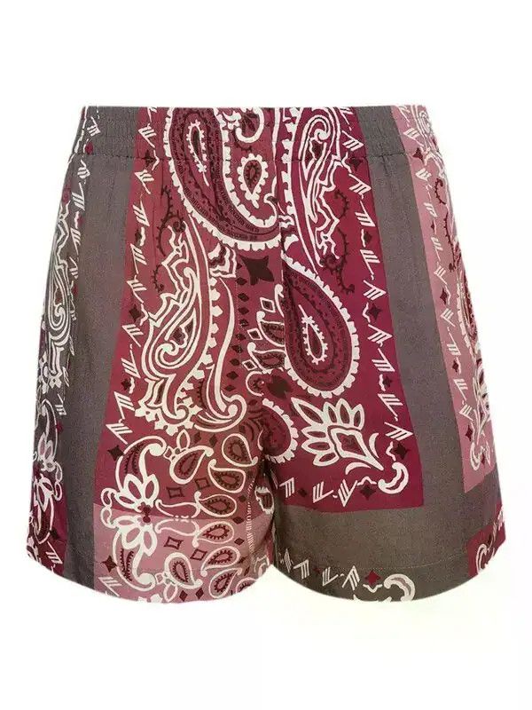 The Attico o1mle0526 Bandana Shorts in Multicolor Size 28" / US 6 / IT 42 - 1 Thumbnail