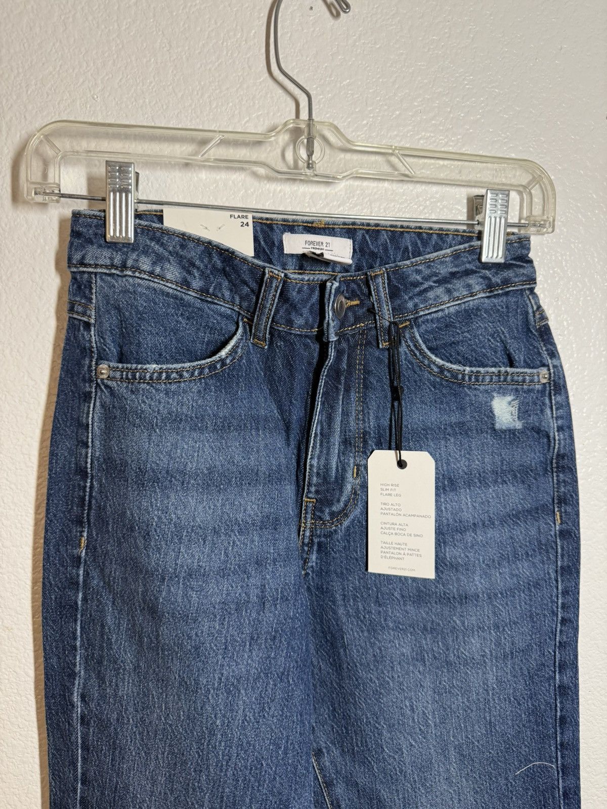 Forever 21 Forever 21 Flare denim pants Size 24" / US 00 / IT 34 - 2 Thumbnail