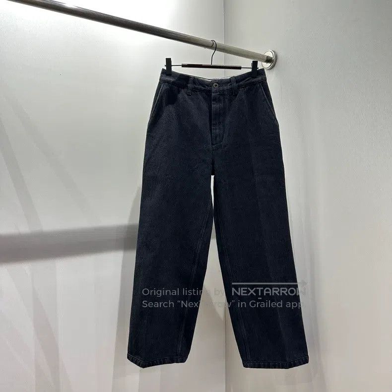 Loewe Loewe Slogan leather patch embroidered denim Size 42" / US 20 - 2 Thumbnail