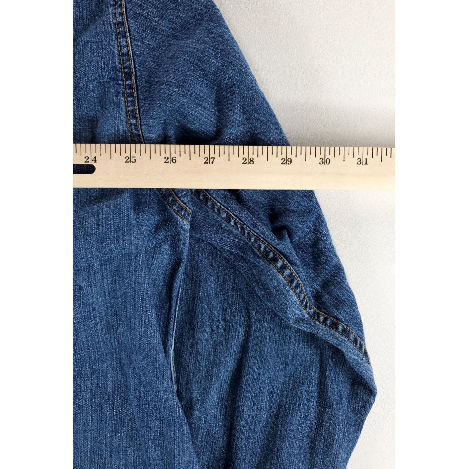 Gap VINTAGE Gap Shirt XL Mens Long Sleeve Denim Pearl Snap Blue 90s Western Button-Up Size US XL / EU 56 / 4 - 6 Thumbnail