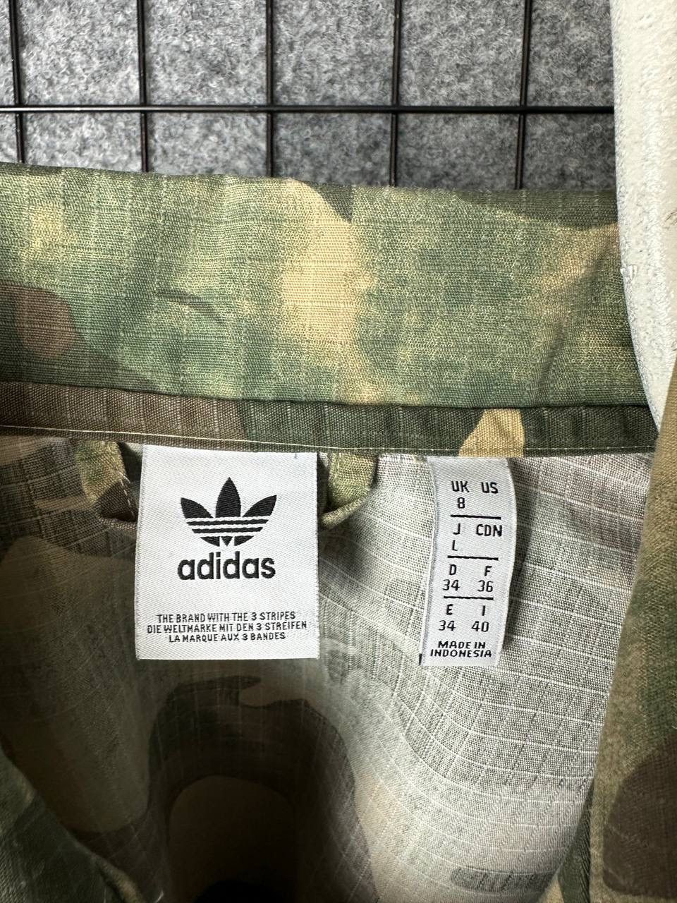 Adidas Adidas Green Camouflage Cropped Jacket Uk Women's Size 8 Size S / US 4 / IT 40 - 5 Thumbnail