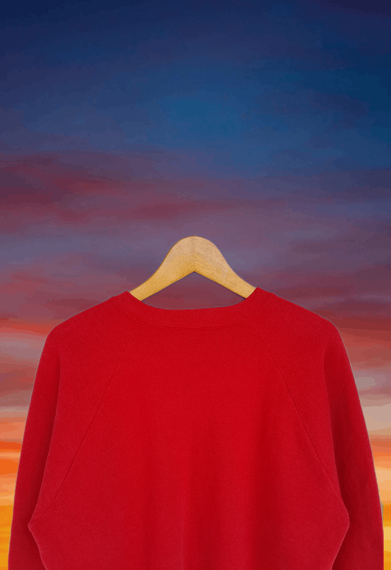 Fruit Of The Loom × Vintage Streetwear Vintage 80s Fruit of the loom Raglan Sweatshirt Size US L / EU 52-54 / 3 - 4 Thumbnail