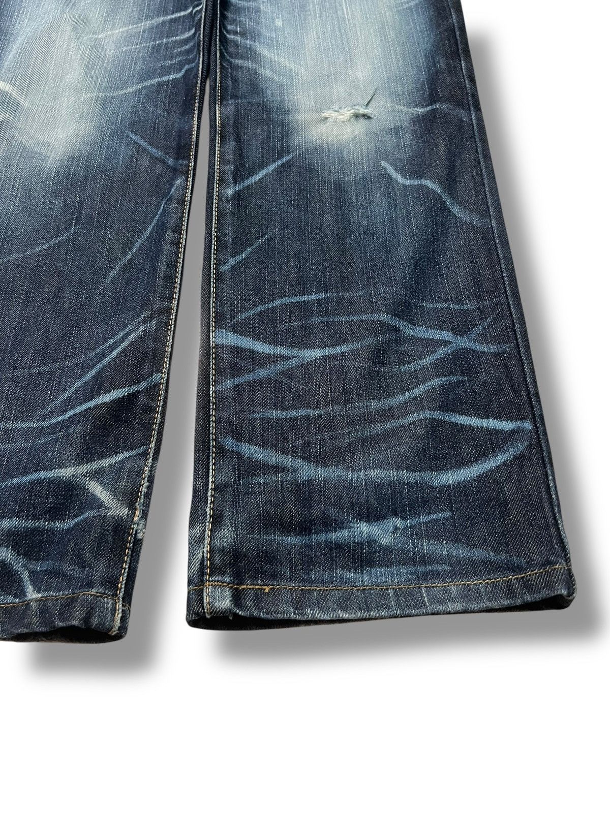 Edwin Vintage Edwin 403 Japan - Faded Whisker Wash Jeans Size US 32 / EU 48 - 7 Thumbnail