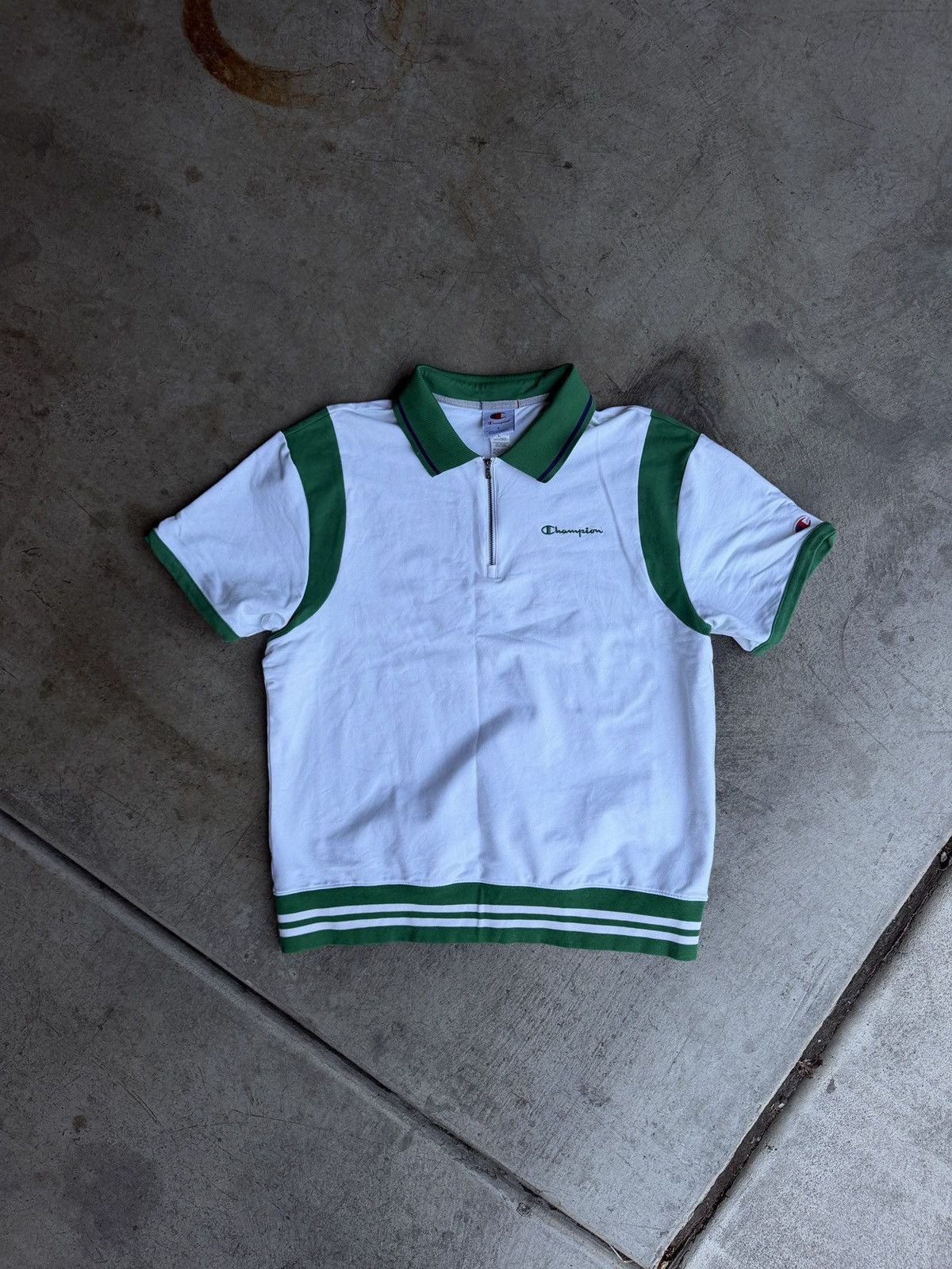 Champion Champion Quarter Zip Polo Size US L / EU 52-54 / 3 - 1 Thumbnail