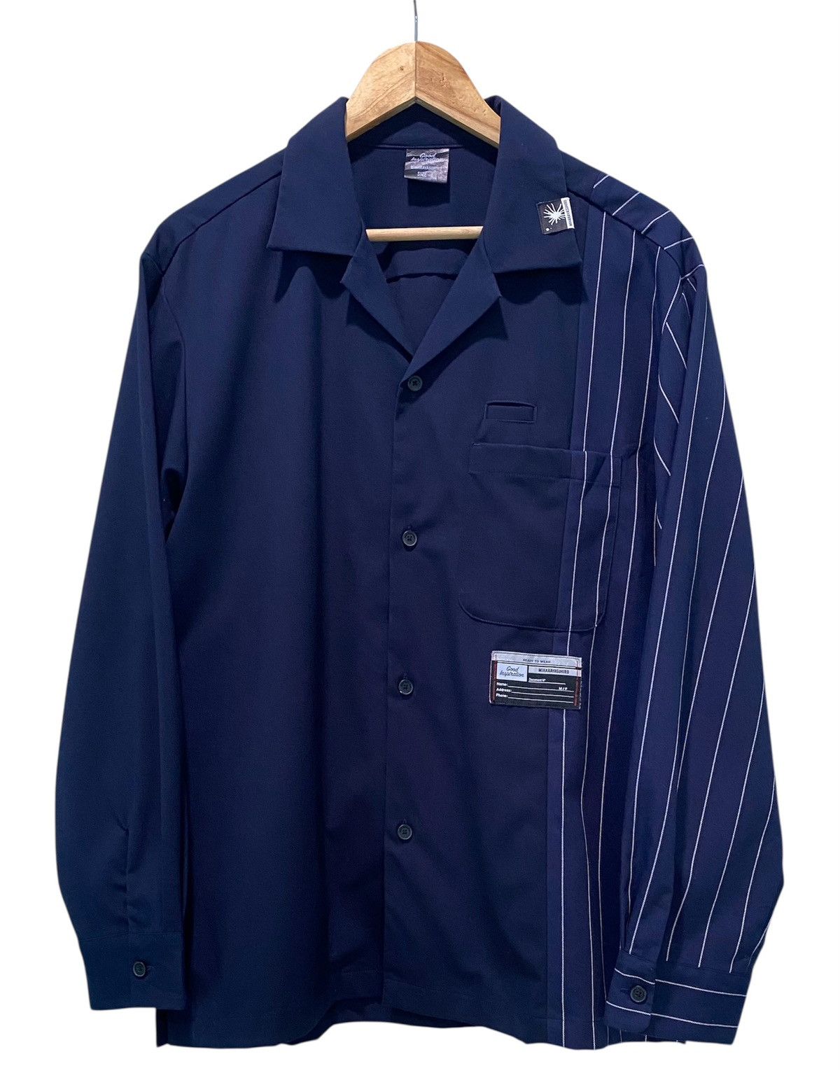 Maison MIHARA YASUHIRO Miharayasuhiro x GU Striped Shirt Button up Nice Design Size US L / EU 52-54 / 3 - 1 Thumbnail