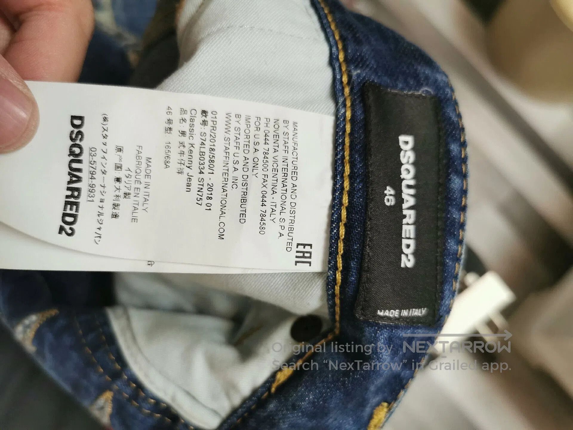 Dsquared2 DSquared2 Denim Pants with Side Stripes. Size US 30 / EU 46 - 6 Thumbnail