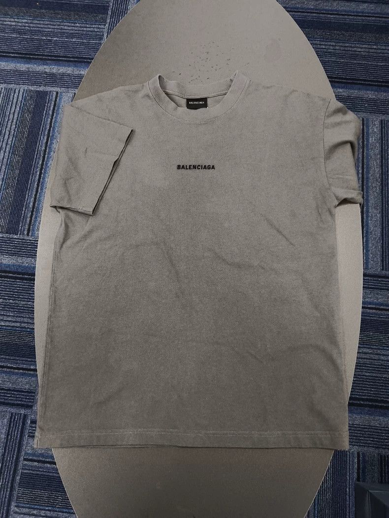 Balenciaga Balenciaga Embroidered letter short sleeve T-shirt Size US M / EU 48-50 / 2 - 1 Thumbnail