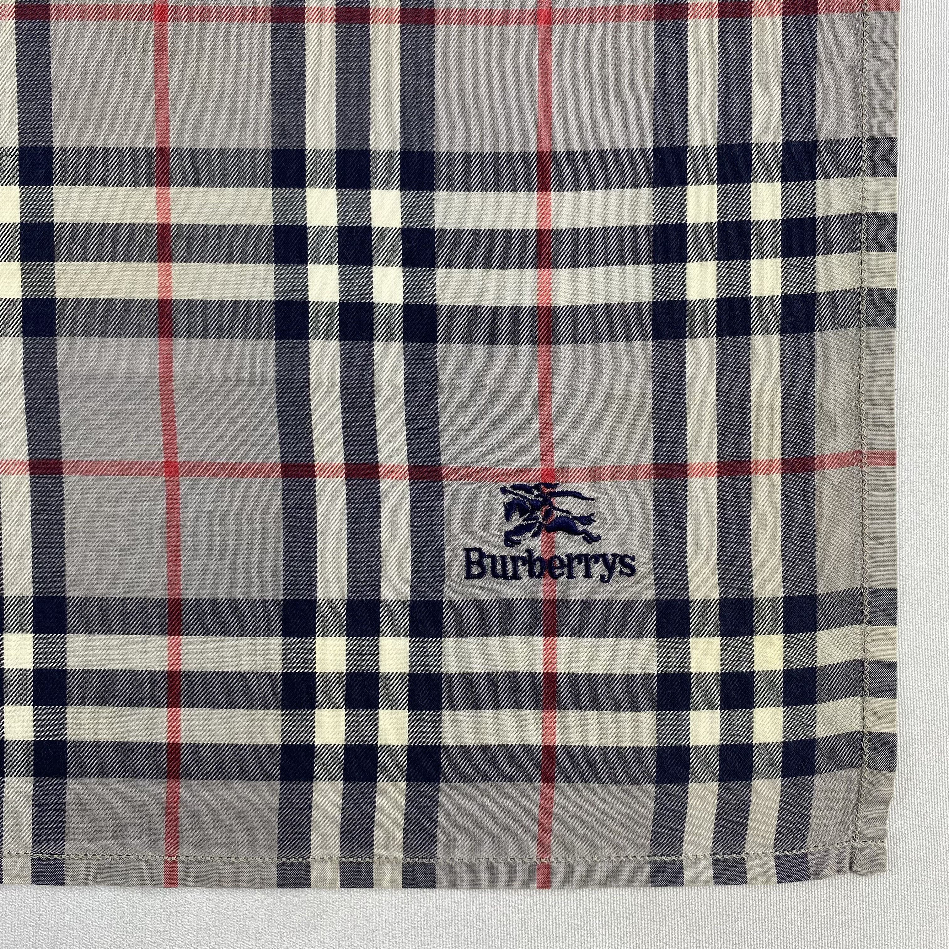 Burberry × Vintage Burberry Handkerchief / Neckerchief / Bandana-P956 Size ONE SIZE - 3 Thumbnail