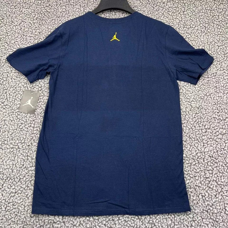 Nike Michigan Wolverines x Air Jordan Shirt Men Short Sleeve S Size US S / EU 44-46 / 1 - 2 Thumbnail