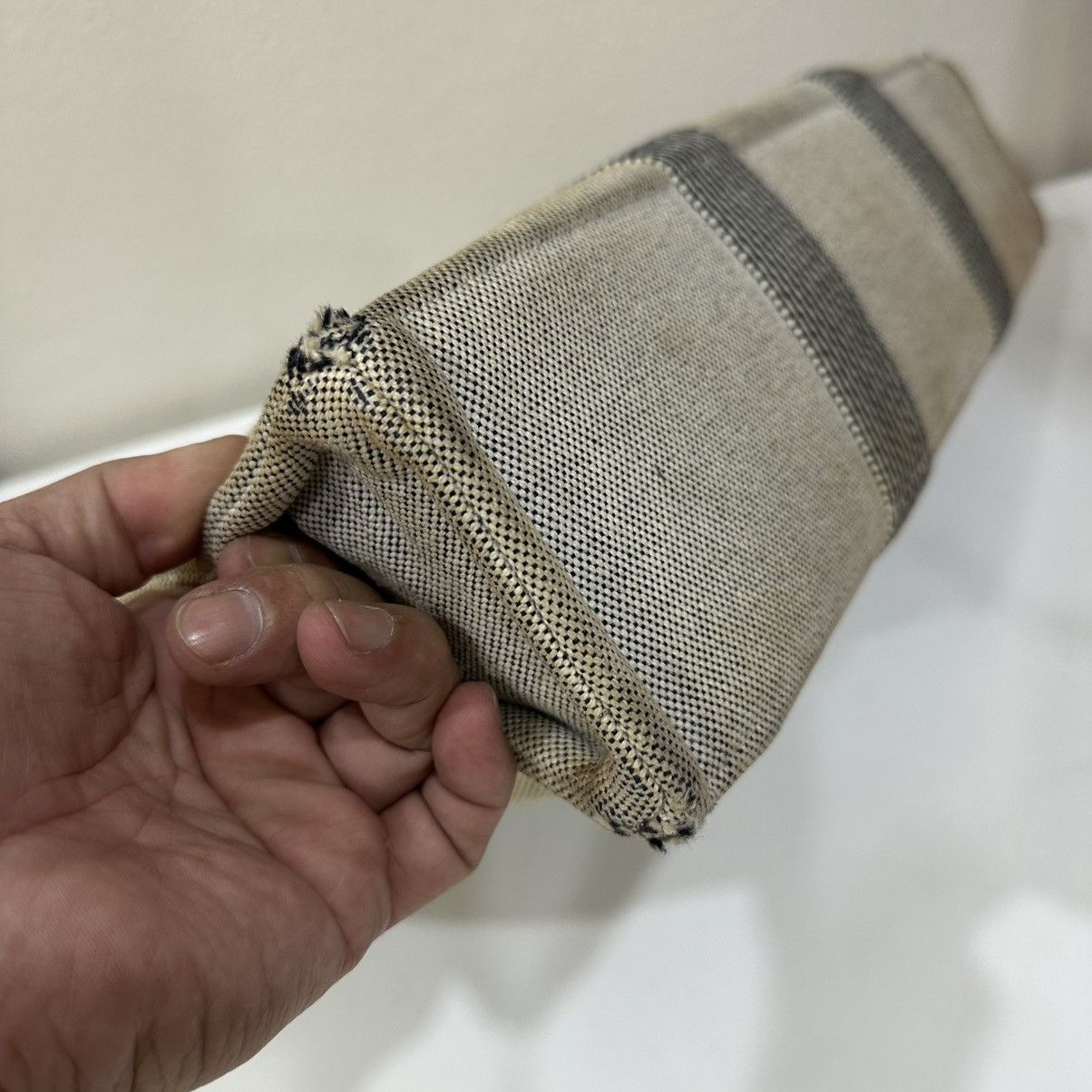 Hermes ‼️LASTDROP‼️ HERMES FOURRE TOUT MM DIRTY CANVAS HAND TOTE BAG Size ONE SIZE - 6 Thumbnail