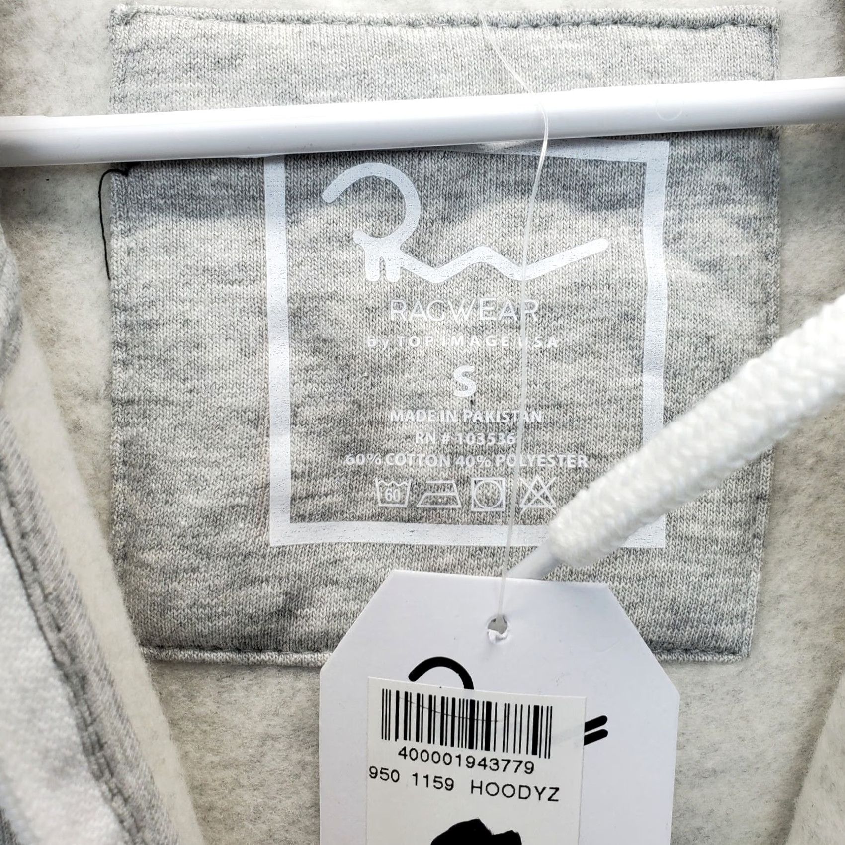 Vintage Ragwear Full Zip Hoodie Unisex S Gray Seaside Park Pockets ZH6324 Size US S / EU 44-46 / 1 - 6 Thumbnail
