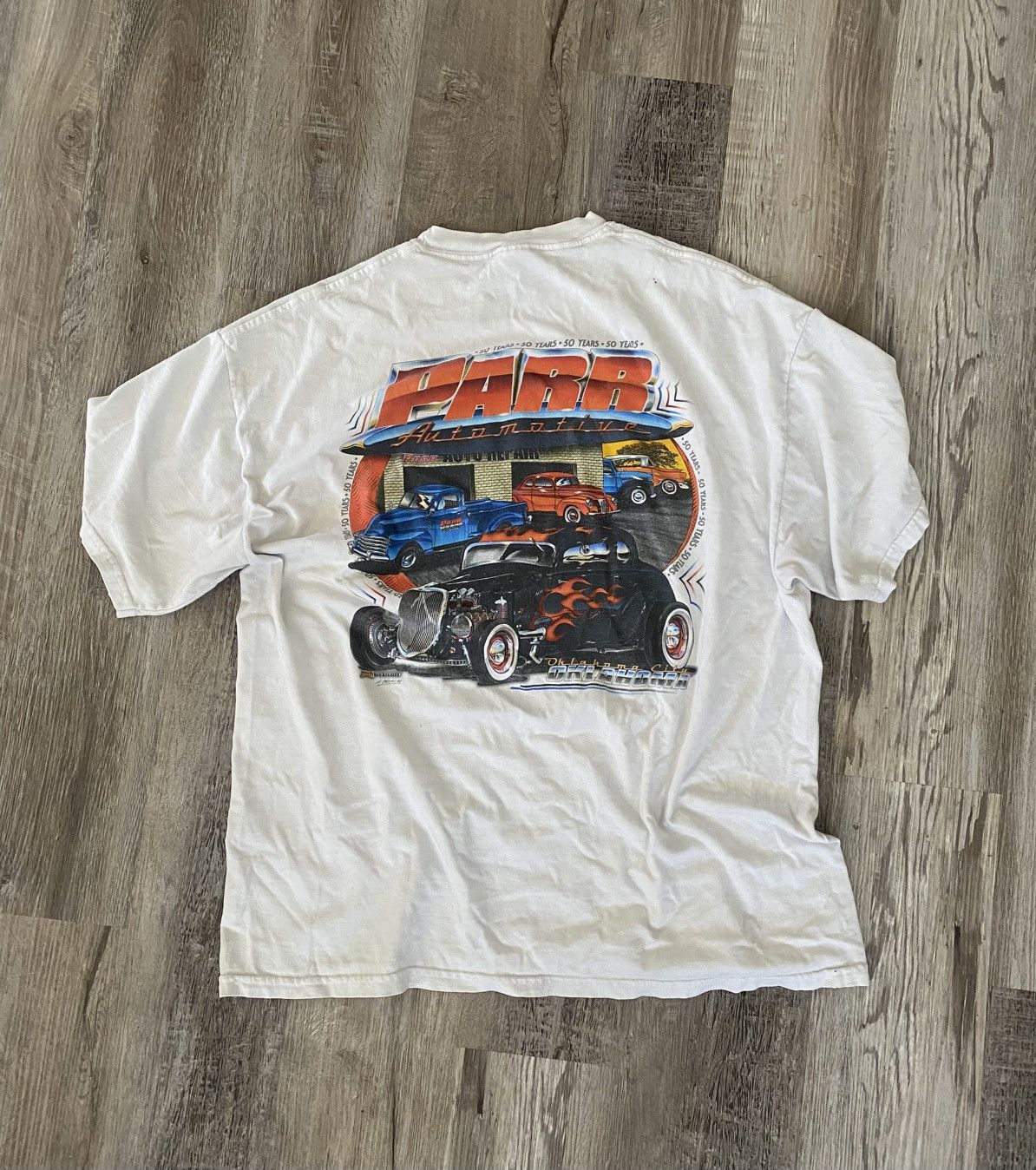 Vintage Vintage Hot Rod Tee Size US XL / EU 56 / 4 - 4 Thumbnail