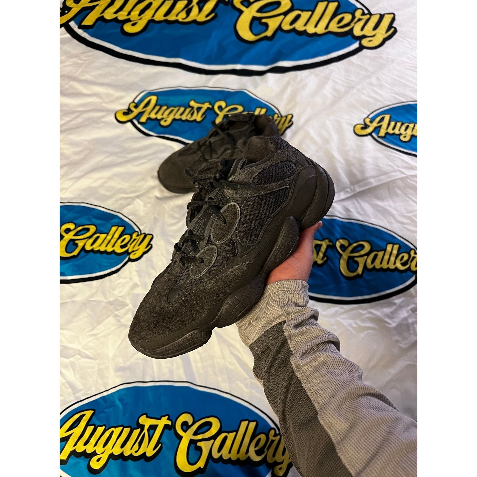 Adidas Adidas Yeezy 500 Utility Black Size US 9.5 / EU 42-43 - 2 Thumbnail