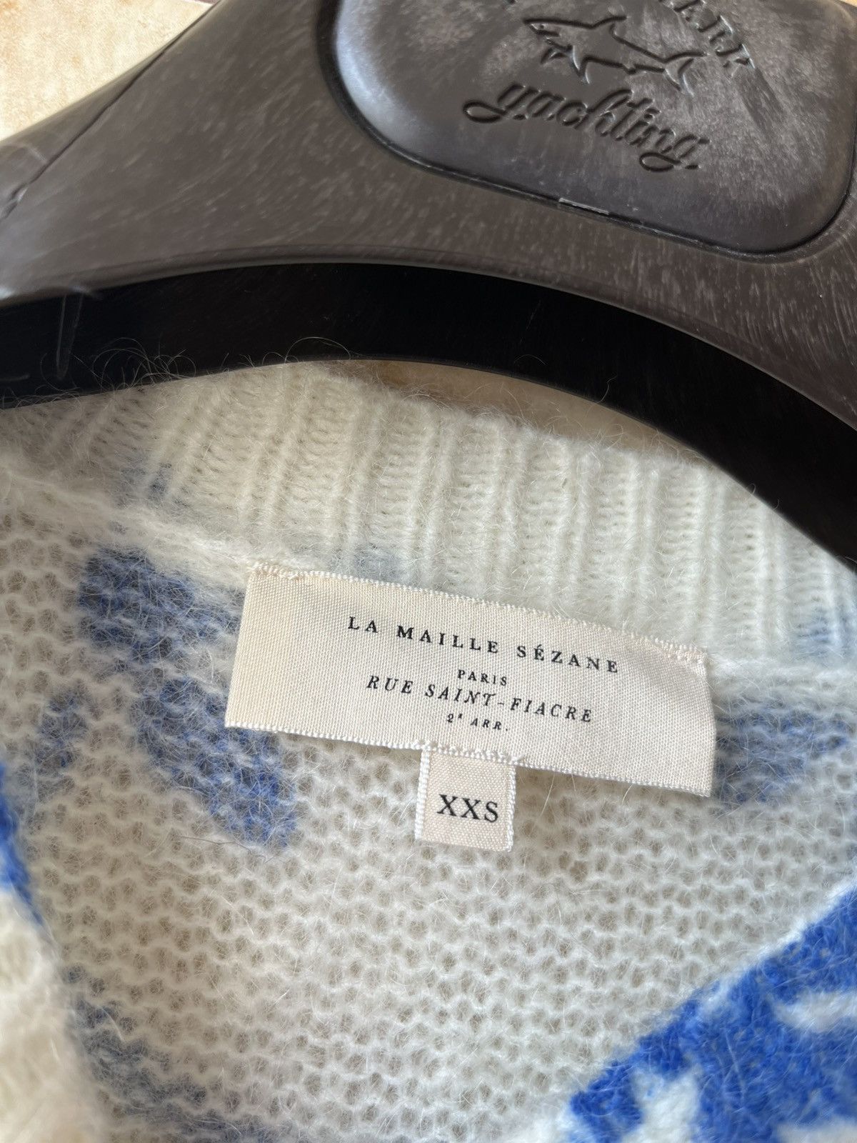 Sezane Sezane Floral Kid Mohair sweater Size XXS / US 00 / IT 34 - 6 Thumbnail