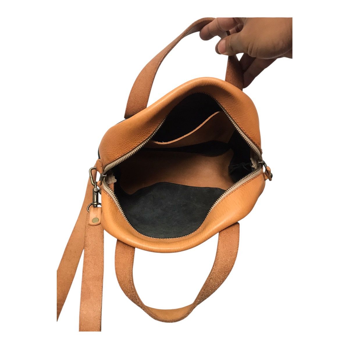 Leather × Vintage Vintage Leather Bag Size ONE SIZE - 7 Thumbnail