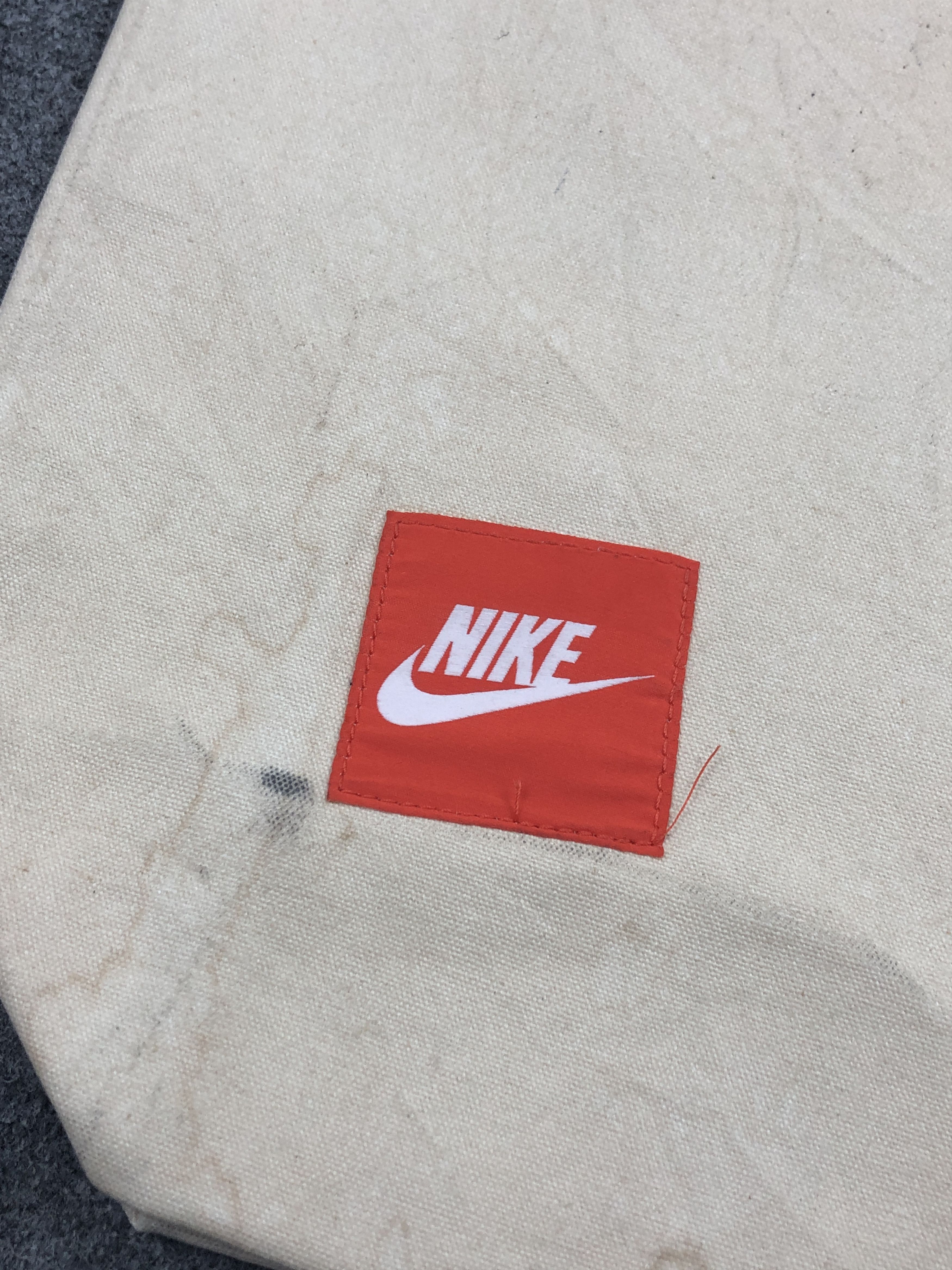 Nike × Vintage Vintage Nike Spellout Totebag BG0136 Size ONE SIZE - 3 Thumbnail
