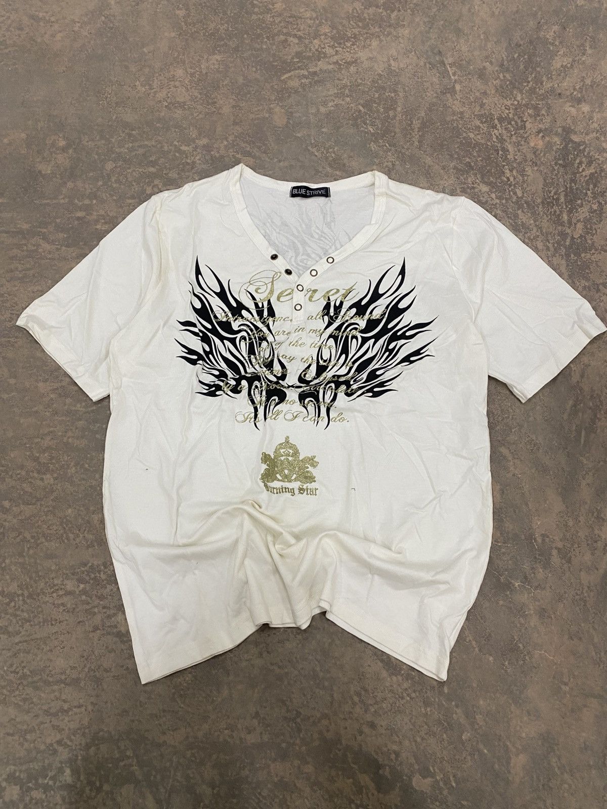Hysteric Glamour Sick☠️ Strive Poem Flame y2k Punk Grunge Lgb Size US L / EU 52-54 / 3 - 11 Thumbnail