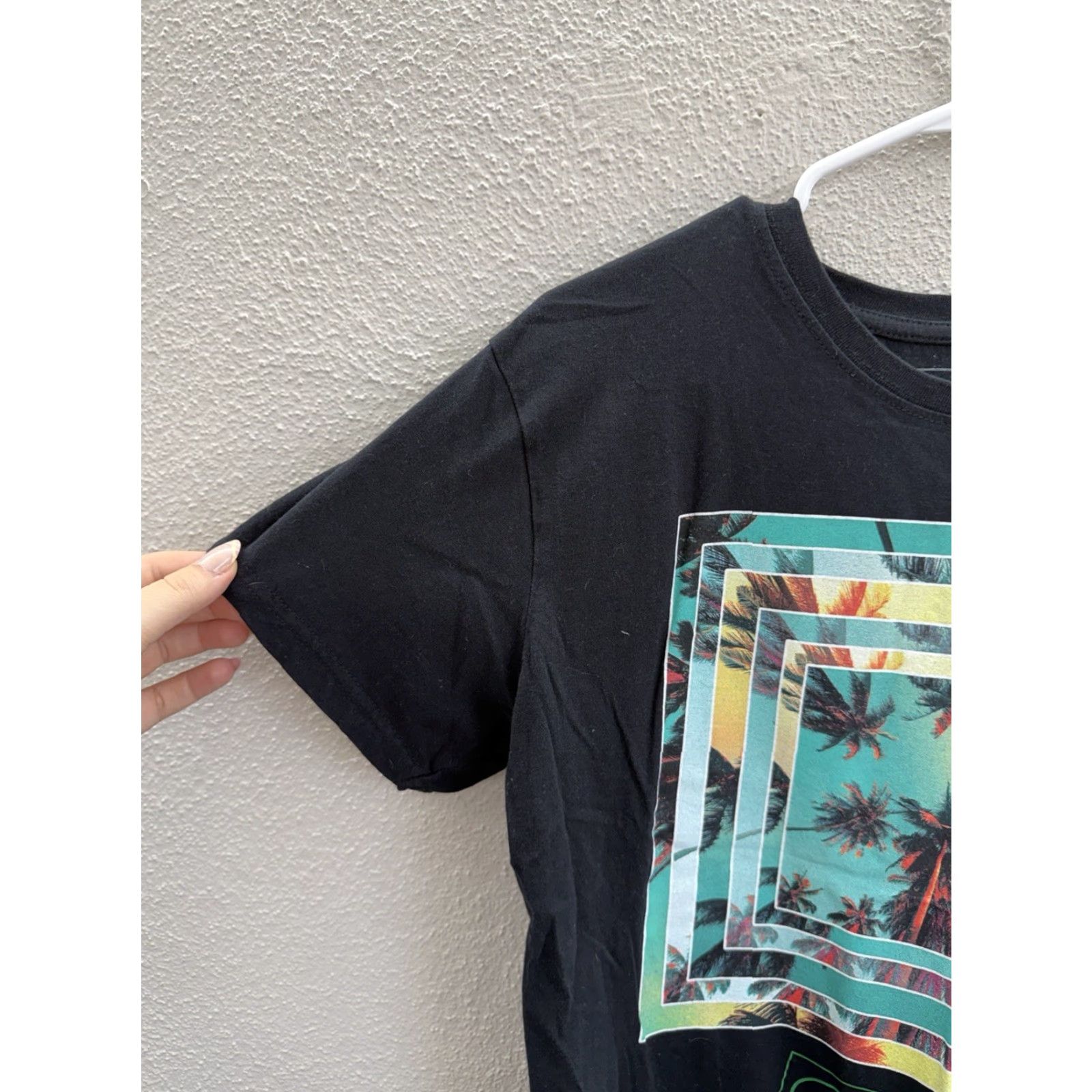 Vintage CALV California Love Mens T-Shirt Short Sleeve Black Graphic Palm Tree Size Small Size US S / EU 44-46 / 1 - 2 Thumbnail