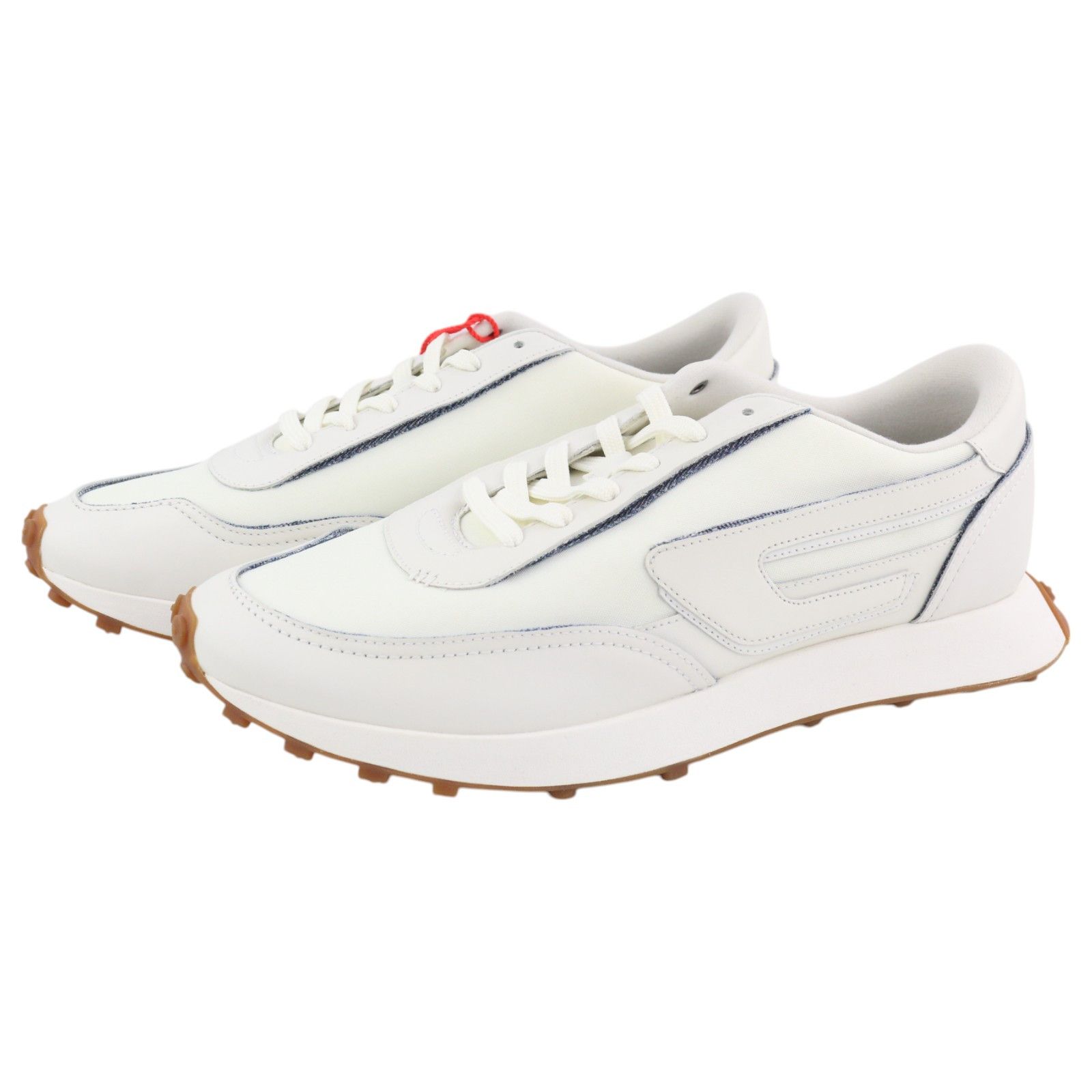 Diesel S-RACER LC EU44 White Suede Leather 40591 Size US 11 / EU 44 - 4 Thumbnail
