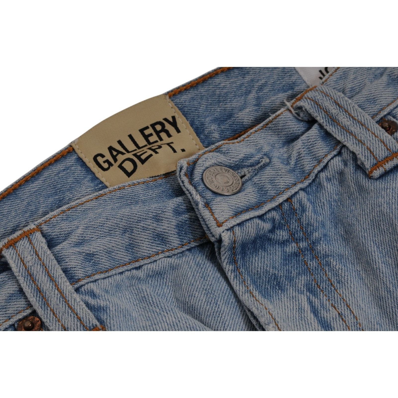 Gallery Dept. Gallery Dept 5001 Jean 32x32 Light Blue Wash Denim Raw Hem Size US 32 / EU 48 - 8 Thumbnail