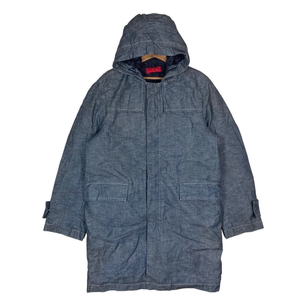 FCUK Vintage FCUK Jeans Hidden Zipper Hoodie Jacket Size US L / EU 52-54 / 3 - 1 Thumbnail