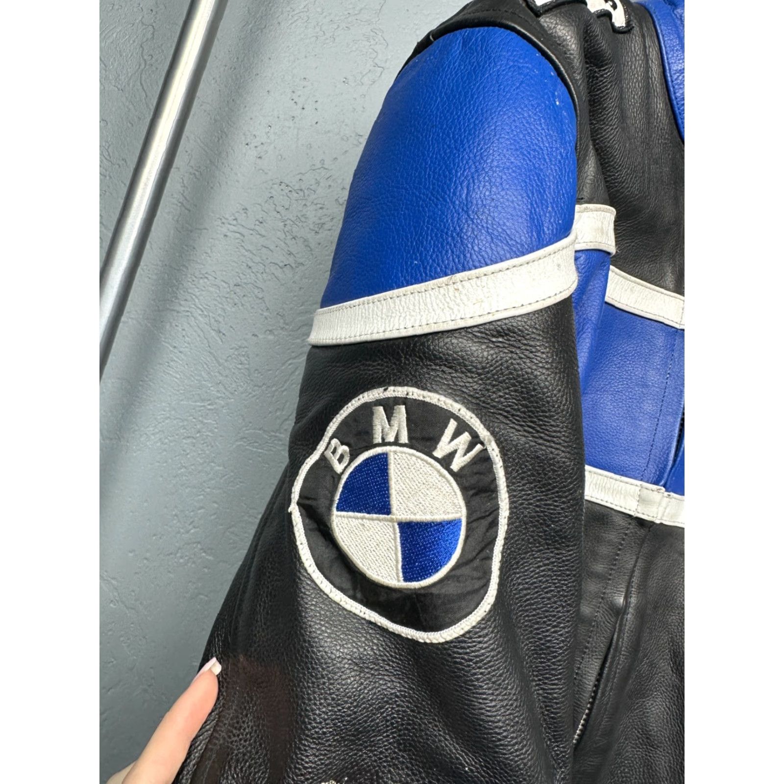 BMW BMW 90s Vintage Mens Motorcycle Leather Jacket Size L Black Jacket Mens 90s Motorcycle BMW Leather Jacket Size US L / EU 52-54 / 3 - 6 Thumbnail