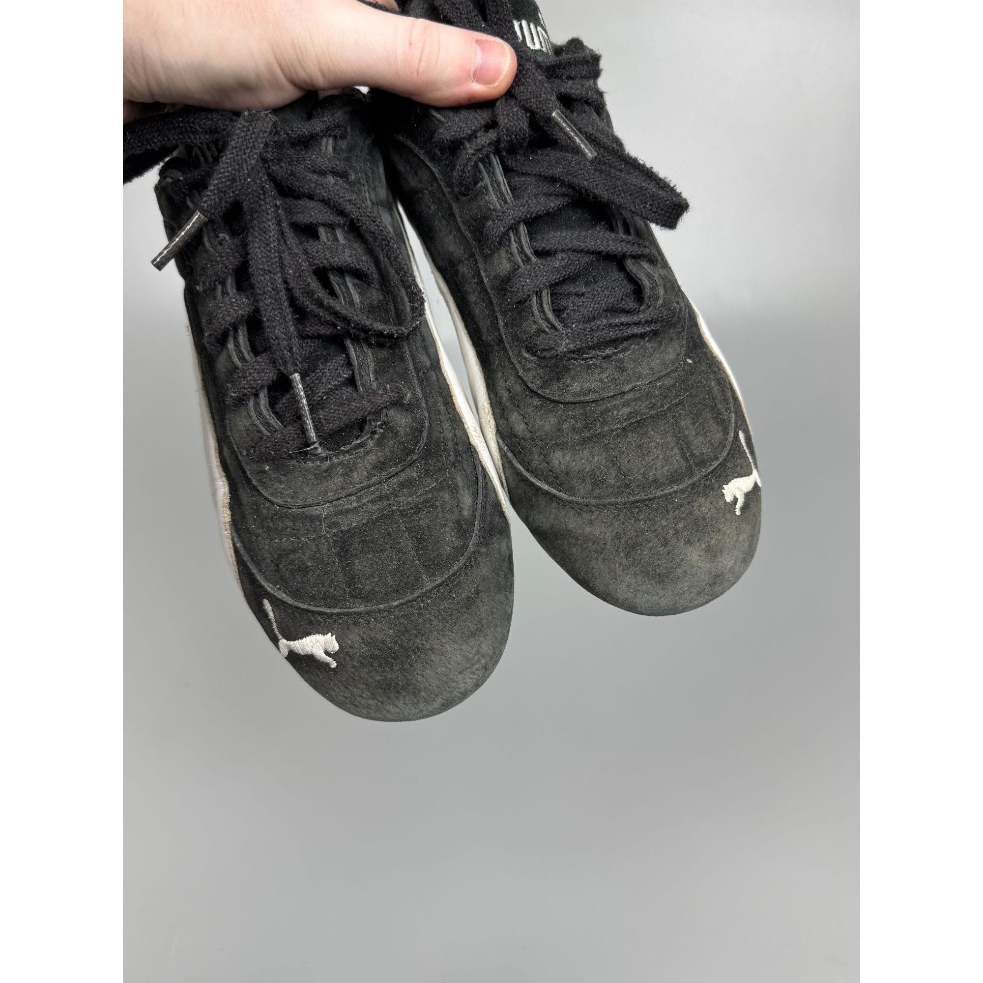 Puma Puma Speed Cat Vintage Black Suede Sneakers (Y1168) Size US 7.5 / EU 40-41 - 3 Thumbnail