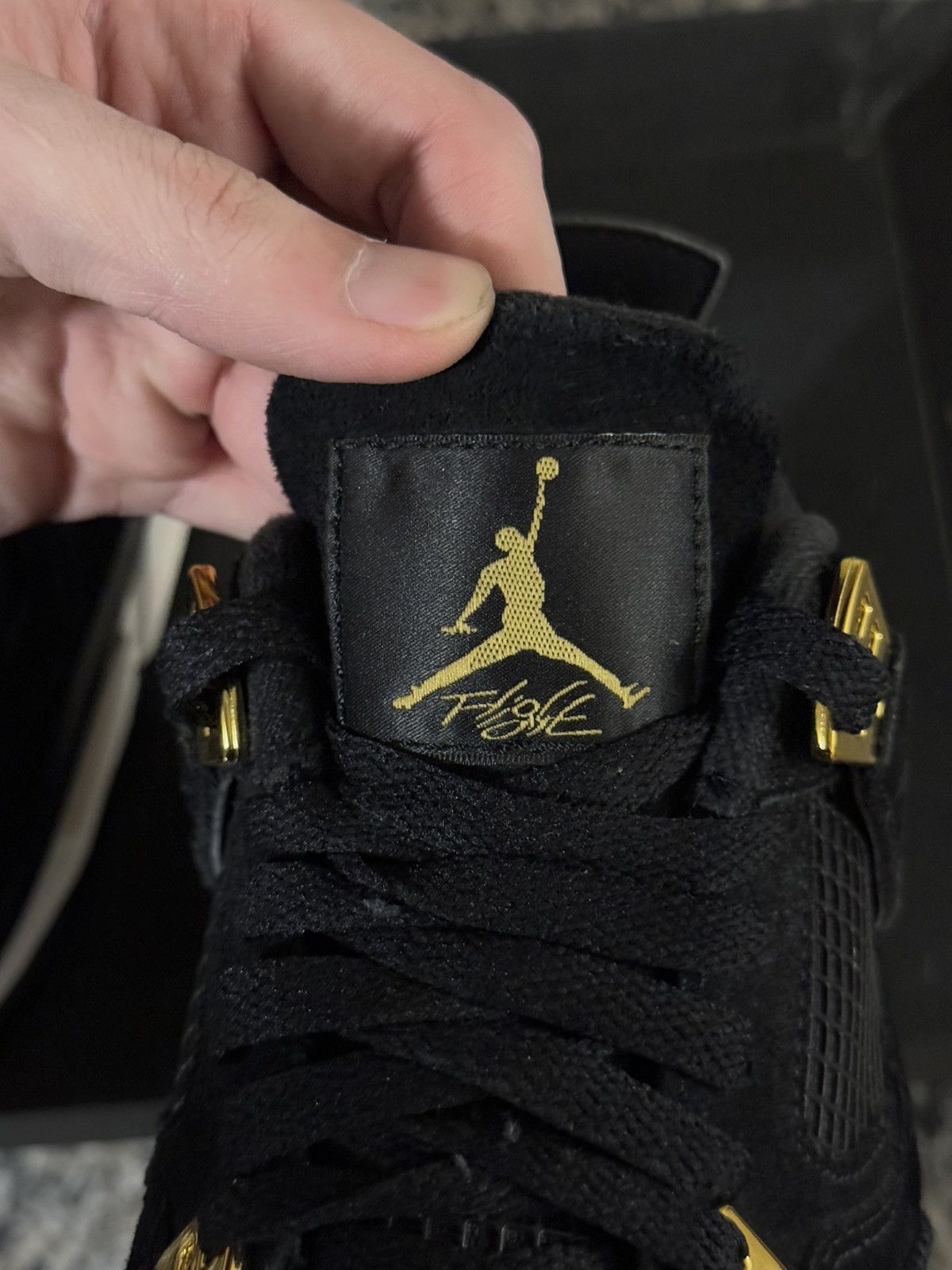 Jordan Brand × Nike Air Jordan 4 Royalty 408452-032 Size 6.5Y/8W 2016 Size US 6.5 / EU 39-40 - 12 Thumbnail