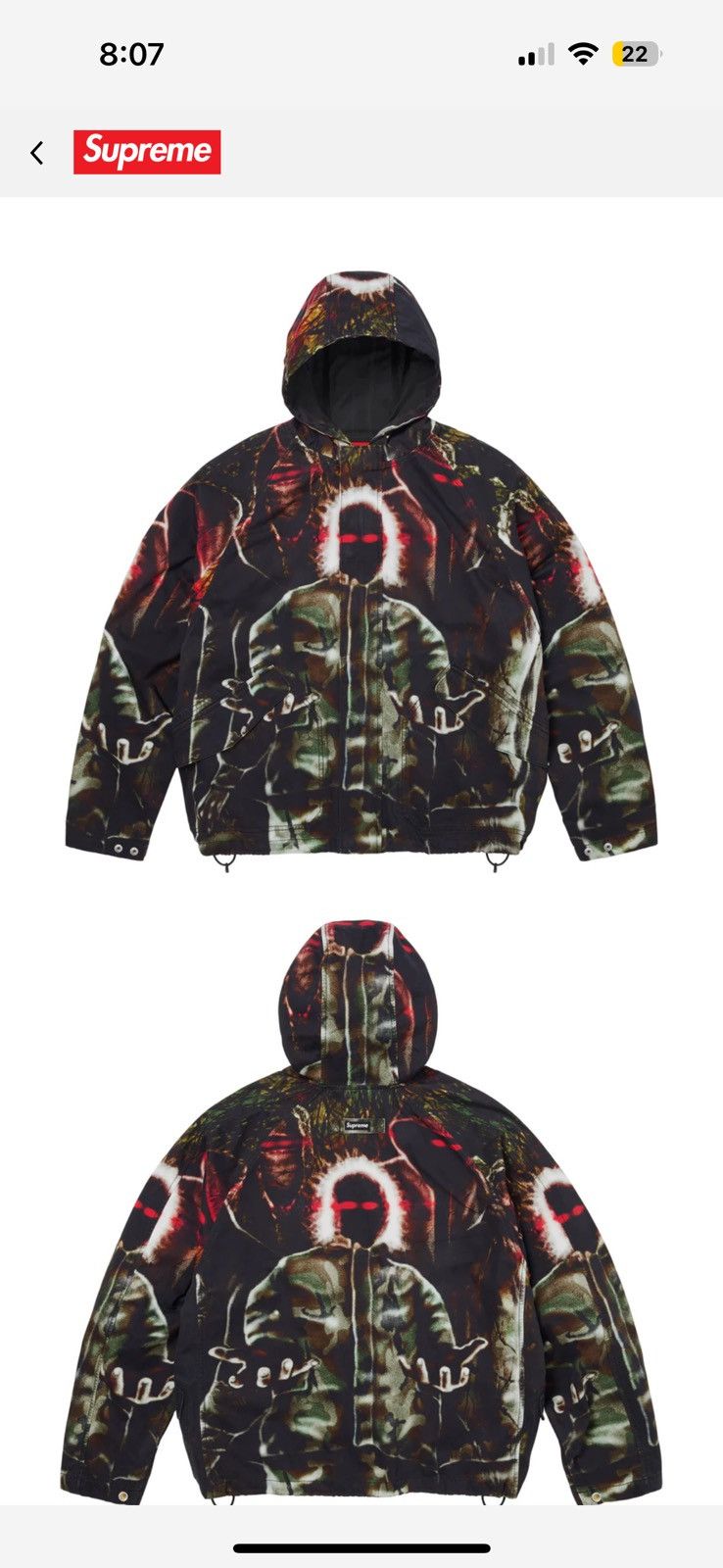 Supreme Supreme Hooded Raglan Jacket Art Dealer Size US L / EU 52-54 / 3 - 6 Thumbnail