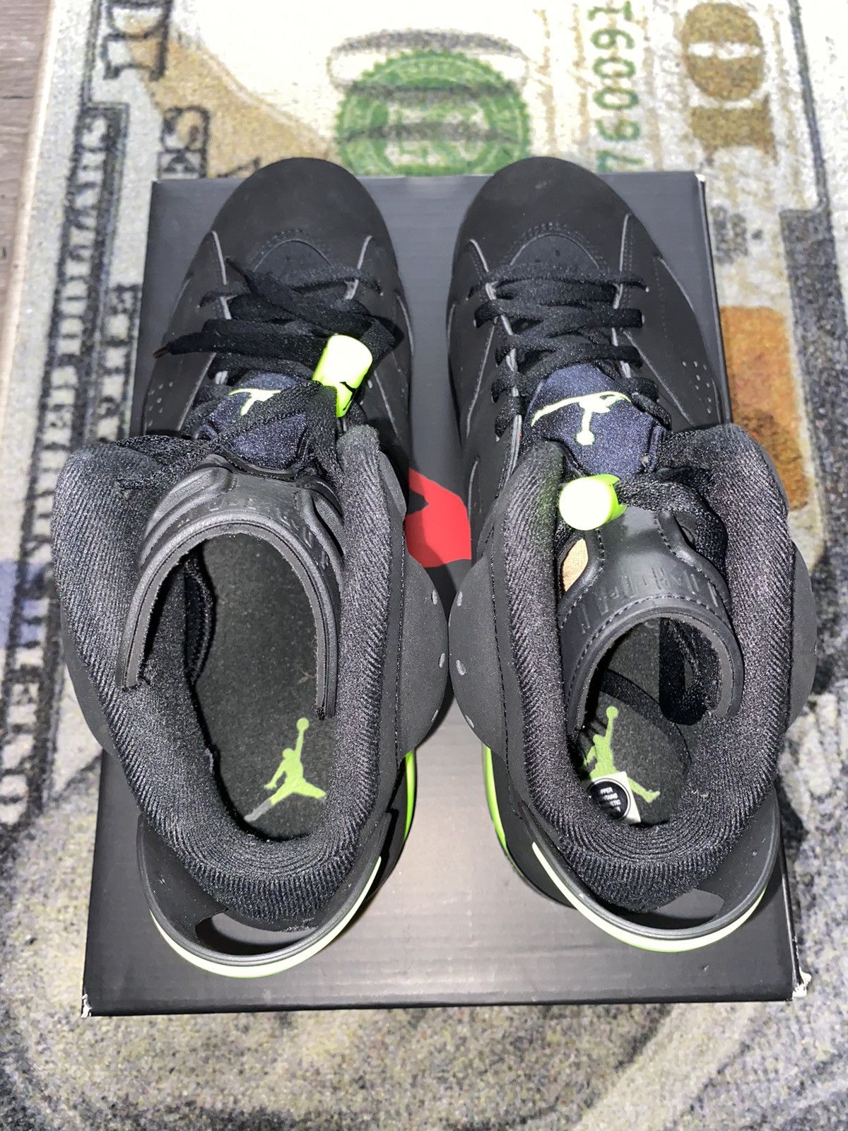 Jordan Brand × Nike Jordan 6 Retro Electric Green Size US 11.5 / EU 44-45 - 6 Thumbnail