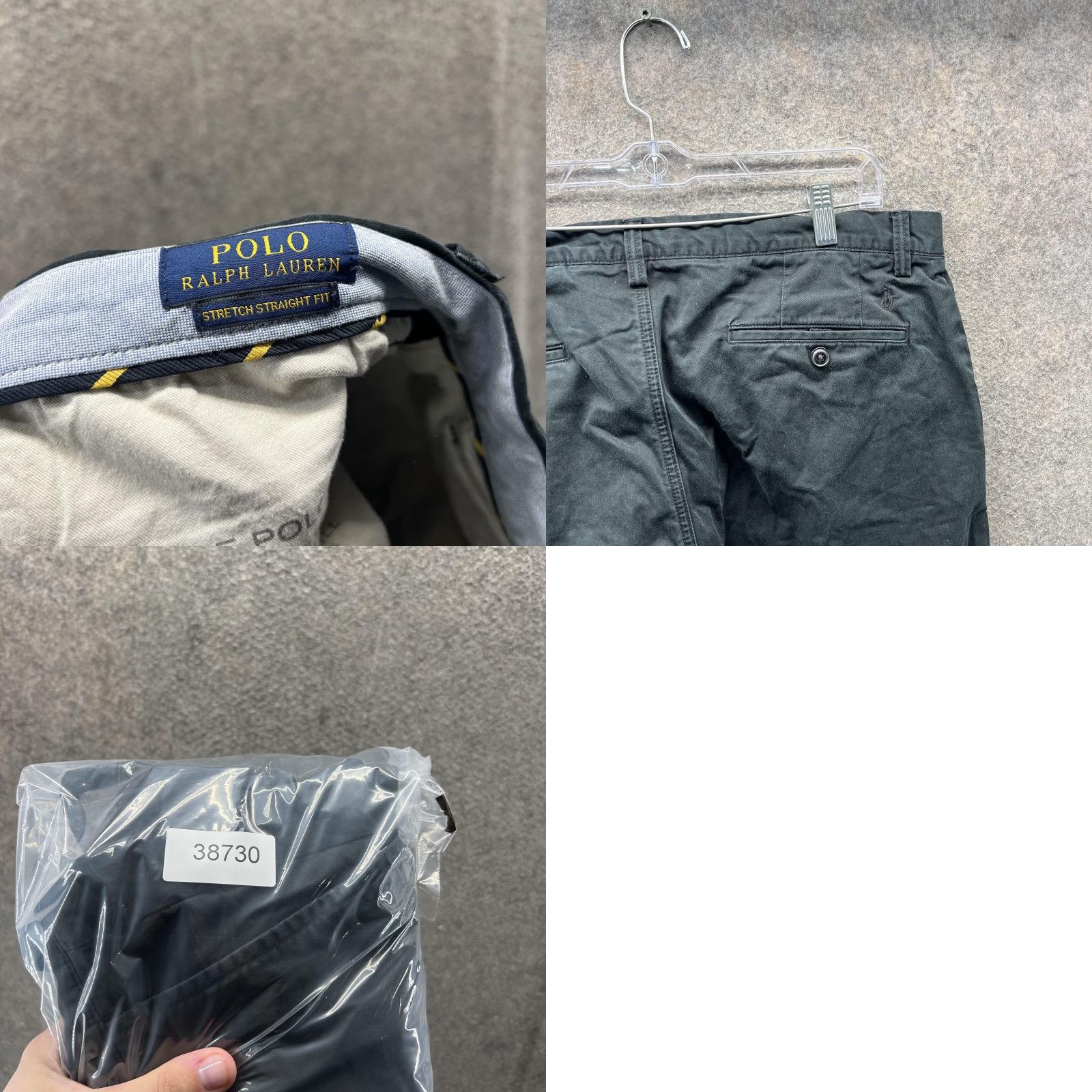 Polo Ralph Lauren Polo Ralph Lauren Pants Mens 34x30 Black Andrew Chino Stretch Straight Leg Size US S / EU 44-46 / 1 - 8 Thumbnail