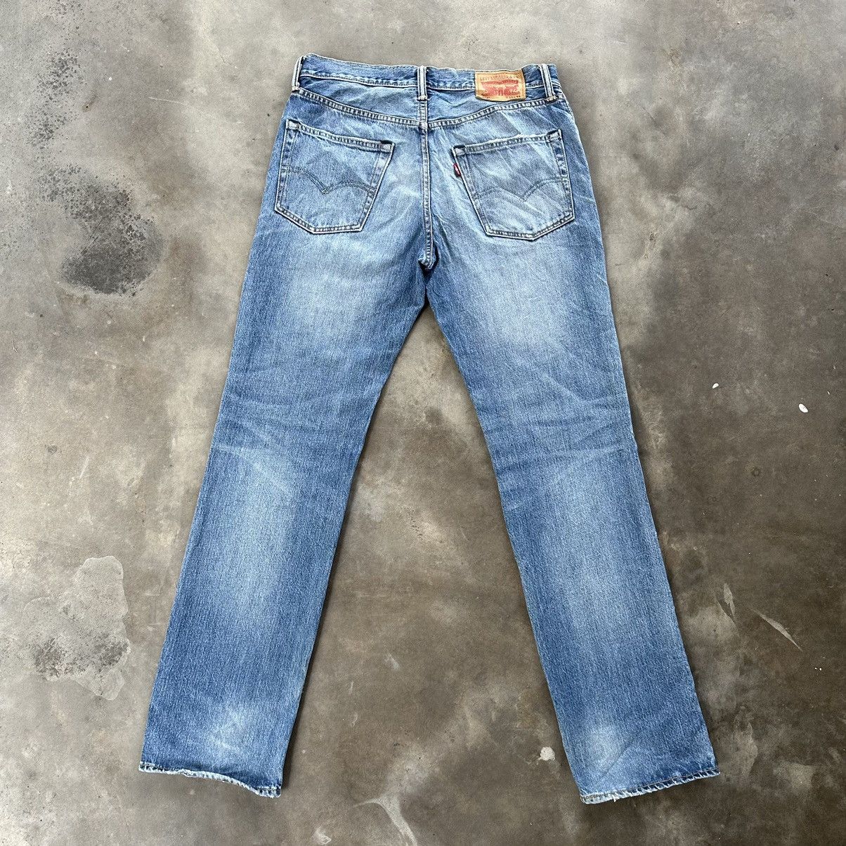 Japanese Brand Vintage Levi’s 502 Distress Raw Faded Denim Jean Size 35 Size US 35 - 13 Thumbnail