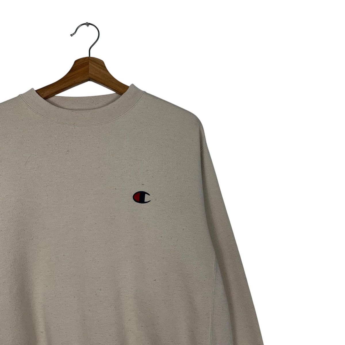 Champion CHAMPION Small Logo Crewneck Sweatshirt Nude #2007-C87 Size US M / EU 48-50 / 2 - 5 Thumbnail