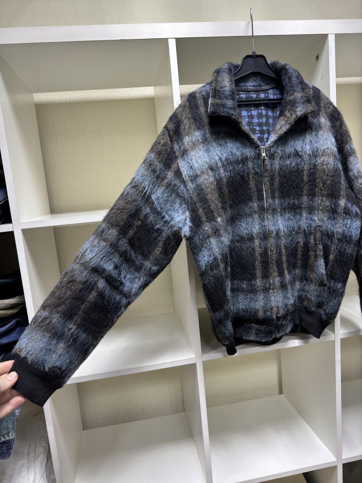 Vintage Vintage 80s Mohair American Style Work Jacket Size US L / EU 52-54 / 3 - 7 Thumbnail
