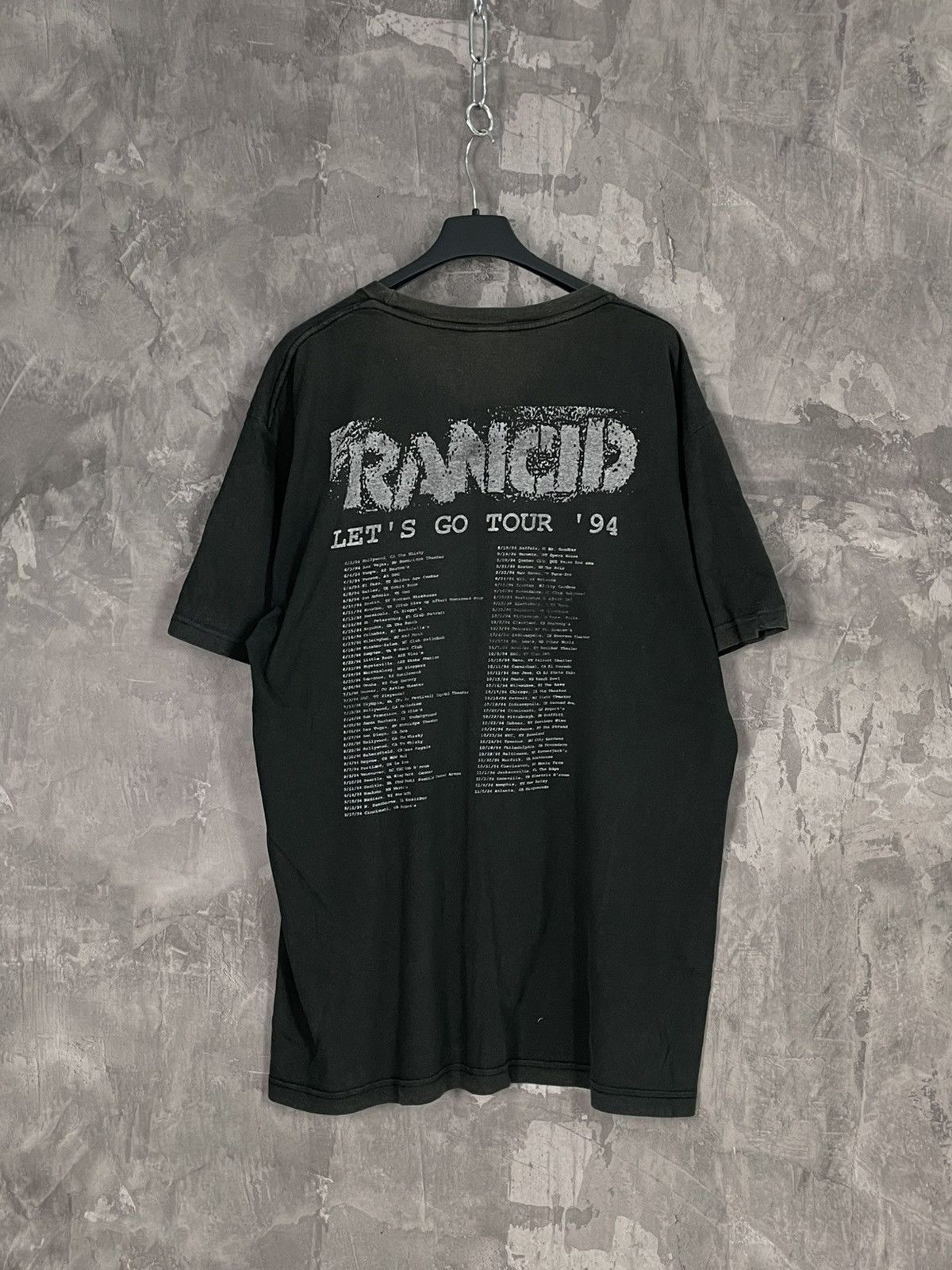 Band Tees × Vintage Vintage 1994s Rancid Punk Rock Band T-Shirt Size US L / EU 52-54 / 3 - 8 Thumbnail