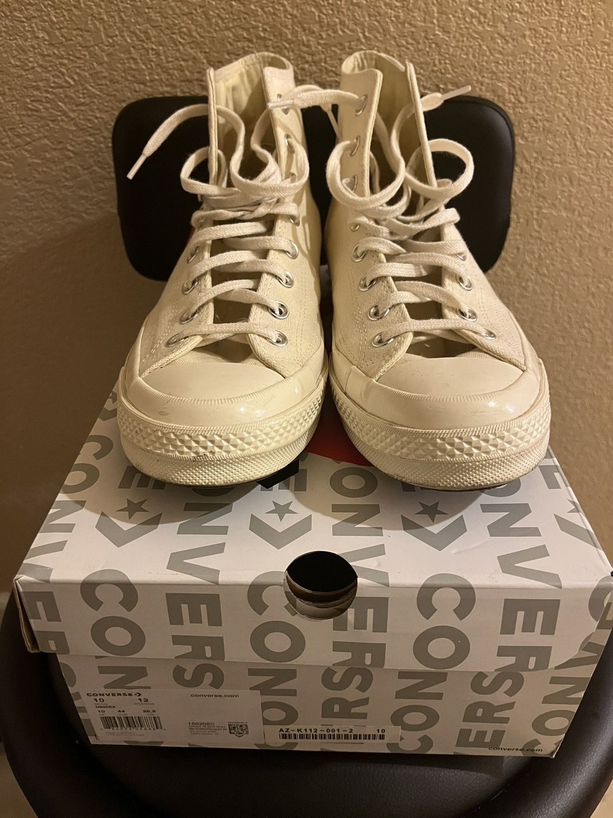 Comme des Garcons PLAY × Converse Converse x Comme Des Garçons High Top Sneakers Size US 10 / EU 43 - 3 Thumbnail