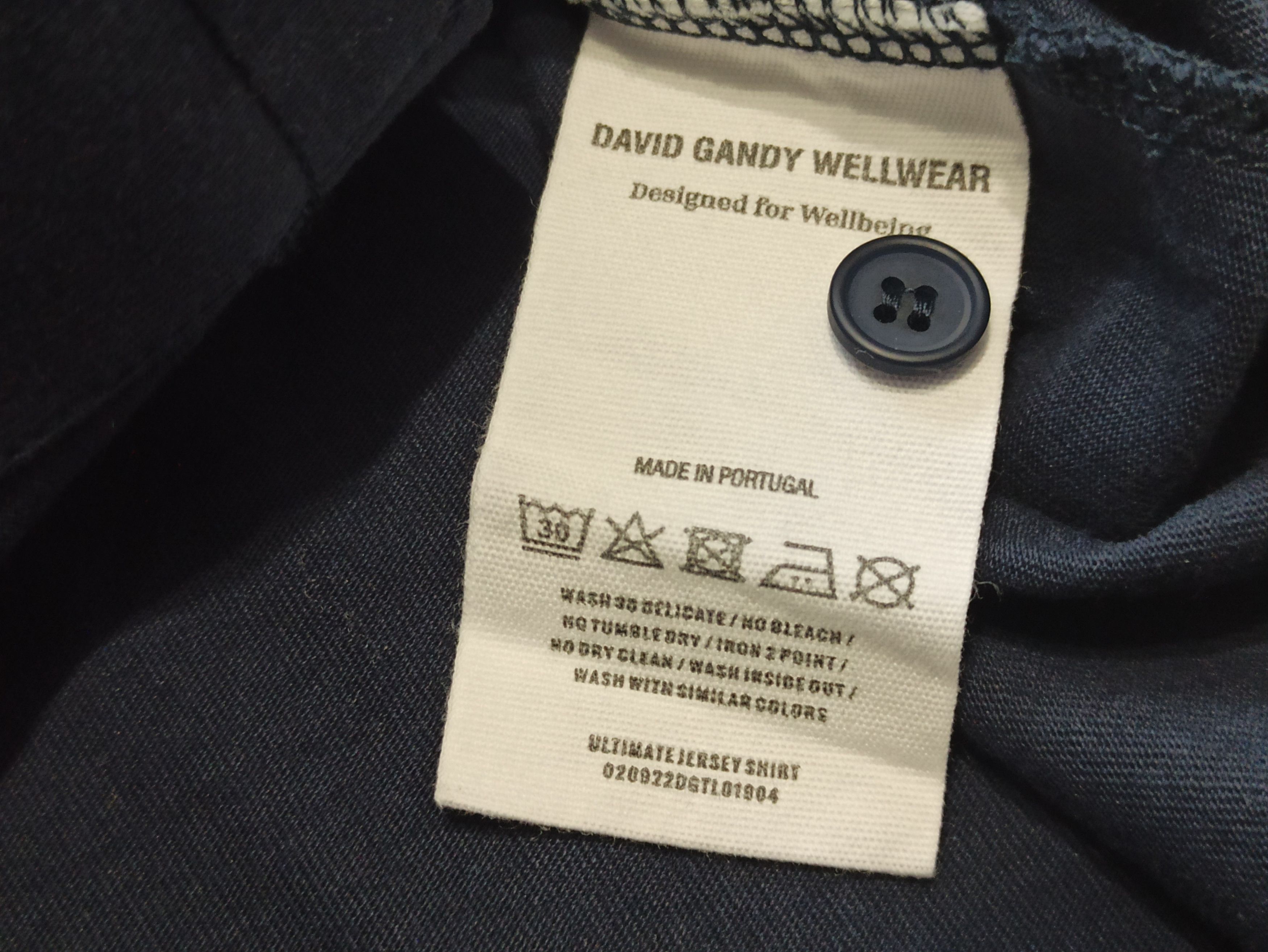 Other David Gandy Wellwear Ultimate Jersey Shirt Navy L Size US L / EU 52-54 / 3 - 3 Thumbnail