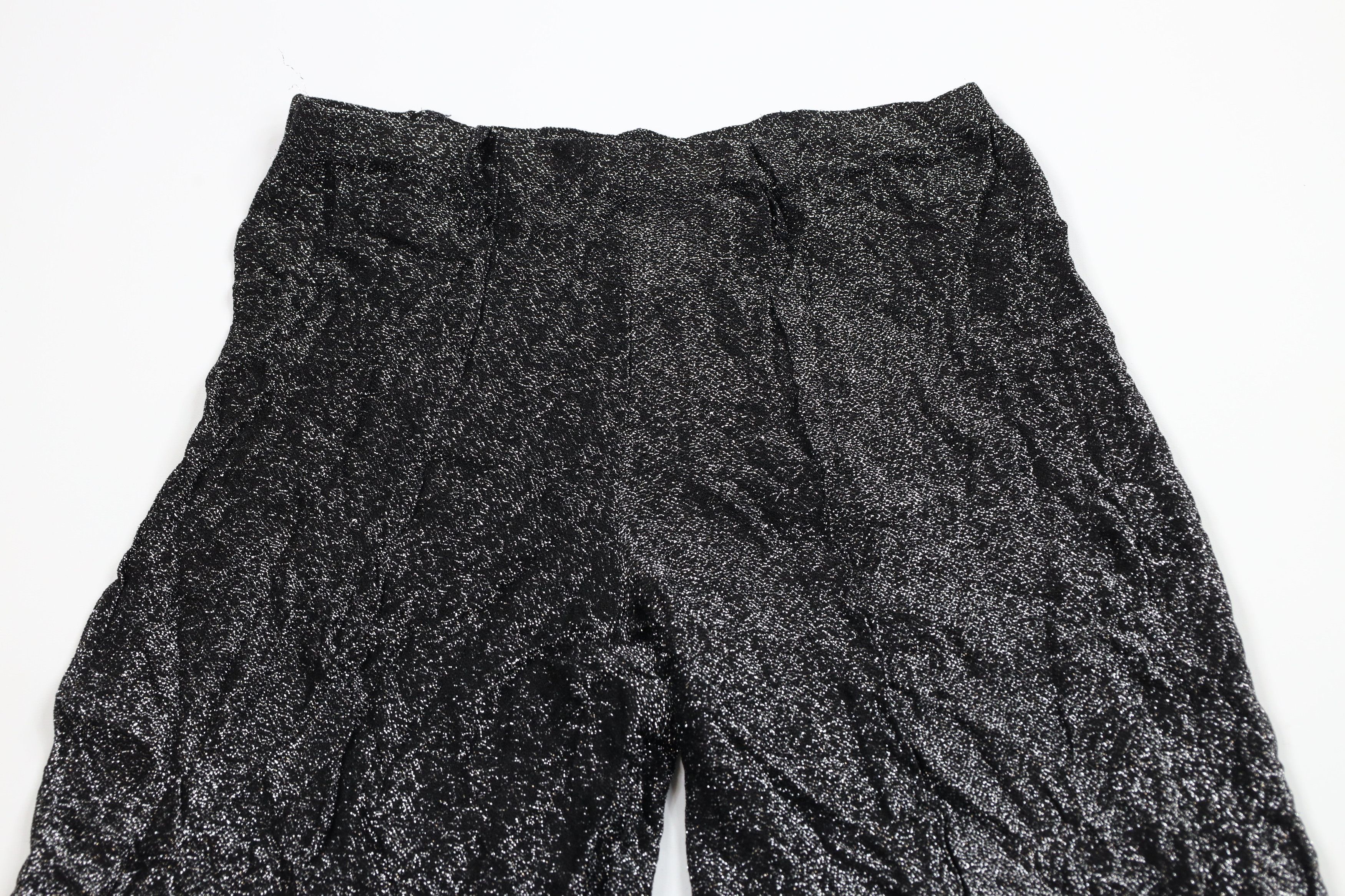 Vintage Vintage60s 70s Boho Chic Sheer Knit Bell Bottoms Pants USA Size 36" / US 14 / IT 50 - 2 Thumbnail