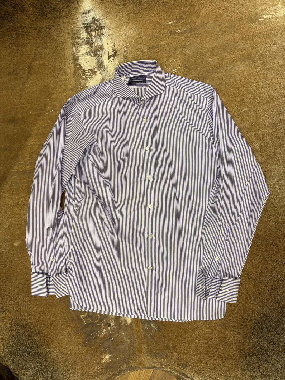 Ralph Lauren Purple Label Ralph Lauren Purple Label – Luxury 100’s 2-Ply Cotton Shirt Size US L / EU 52-54 / 3 - 1 Thumbnail