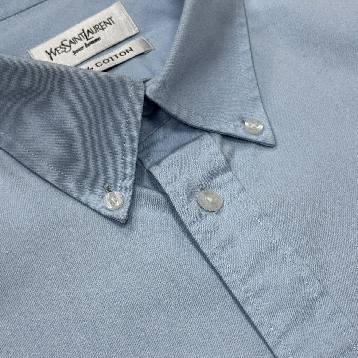 Yves Saint Laurent Yves Saint Laurent Pour Homme Short Sleeve Men Button Shirt Size US XXL / EU 58 / 5 - 8 Thumbnail