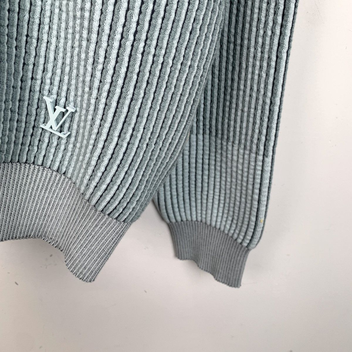 Louis Vuitton Louis Vuitton Striped Intarsia Crew Neck Knit Sweater K26WX Size US XXL / EU 58 / 5 - 4 Thumbnail
