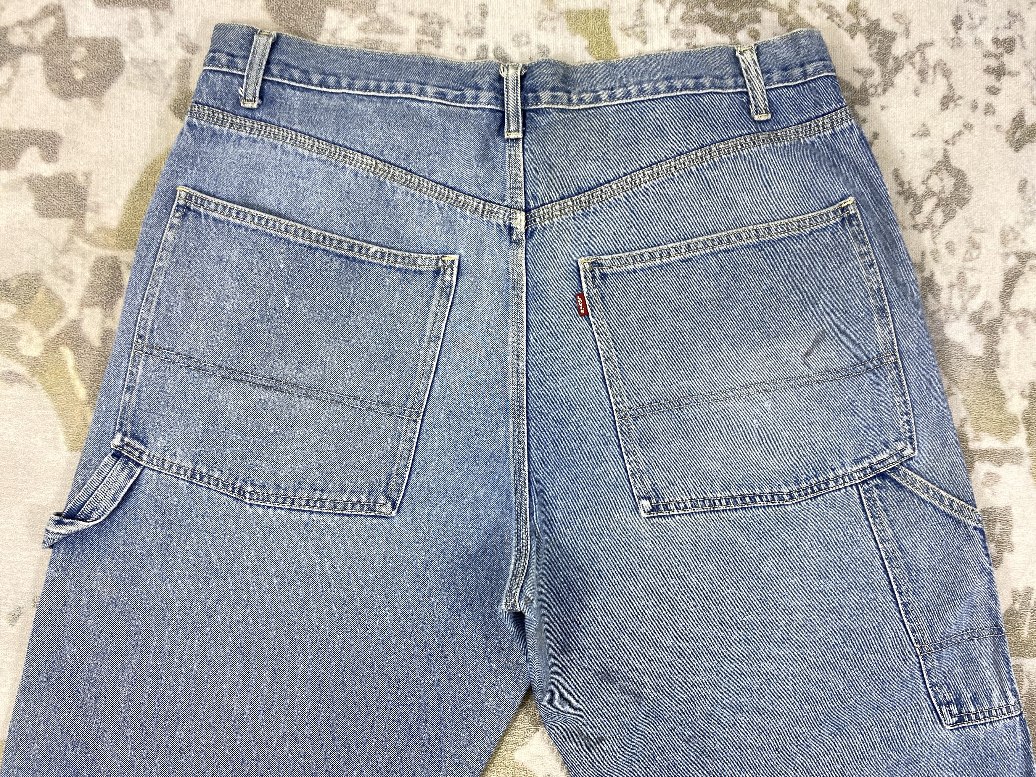 If Six Was Nine Blue Vintage Levi's Carpenter Jeans 39x30.5 Denim -JN2087 Size US 39 - 4 Thumbnail