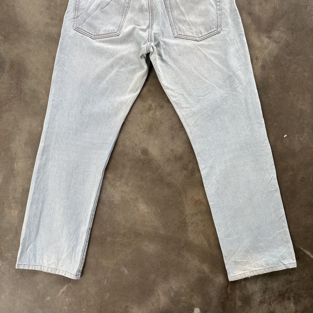 Japanese Brand × Jean × Vintage Vintage Japanese Lightwash Distressed Faded Denim Jean Pant Size US 34 / EU 50 - 11 Thumbnail